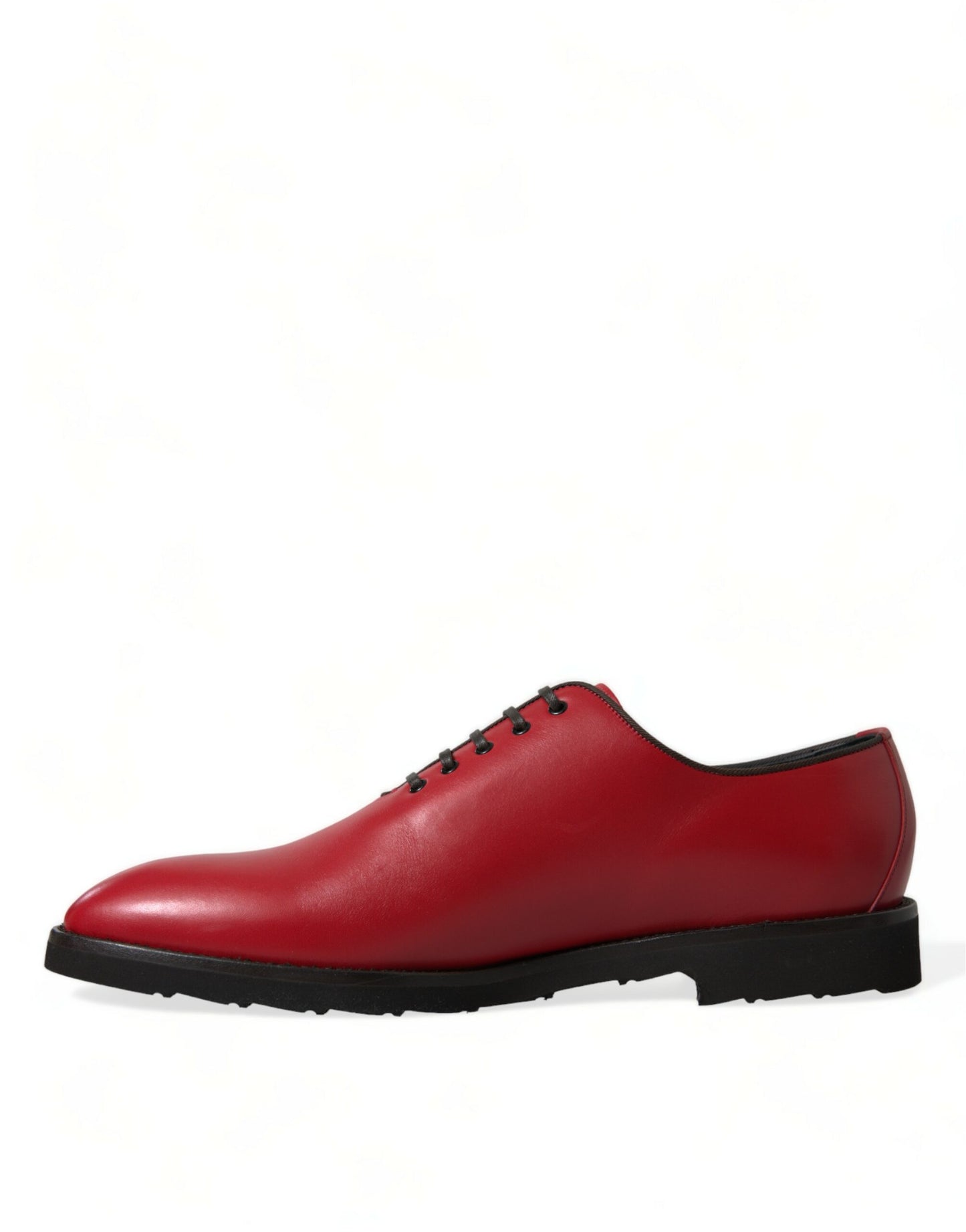 Dolce & Gabbana Elegante rote Oxford-Schuhe aus Leder