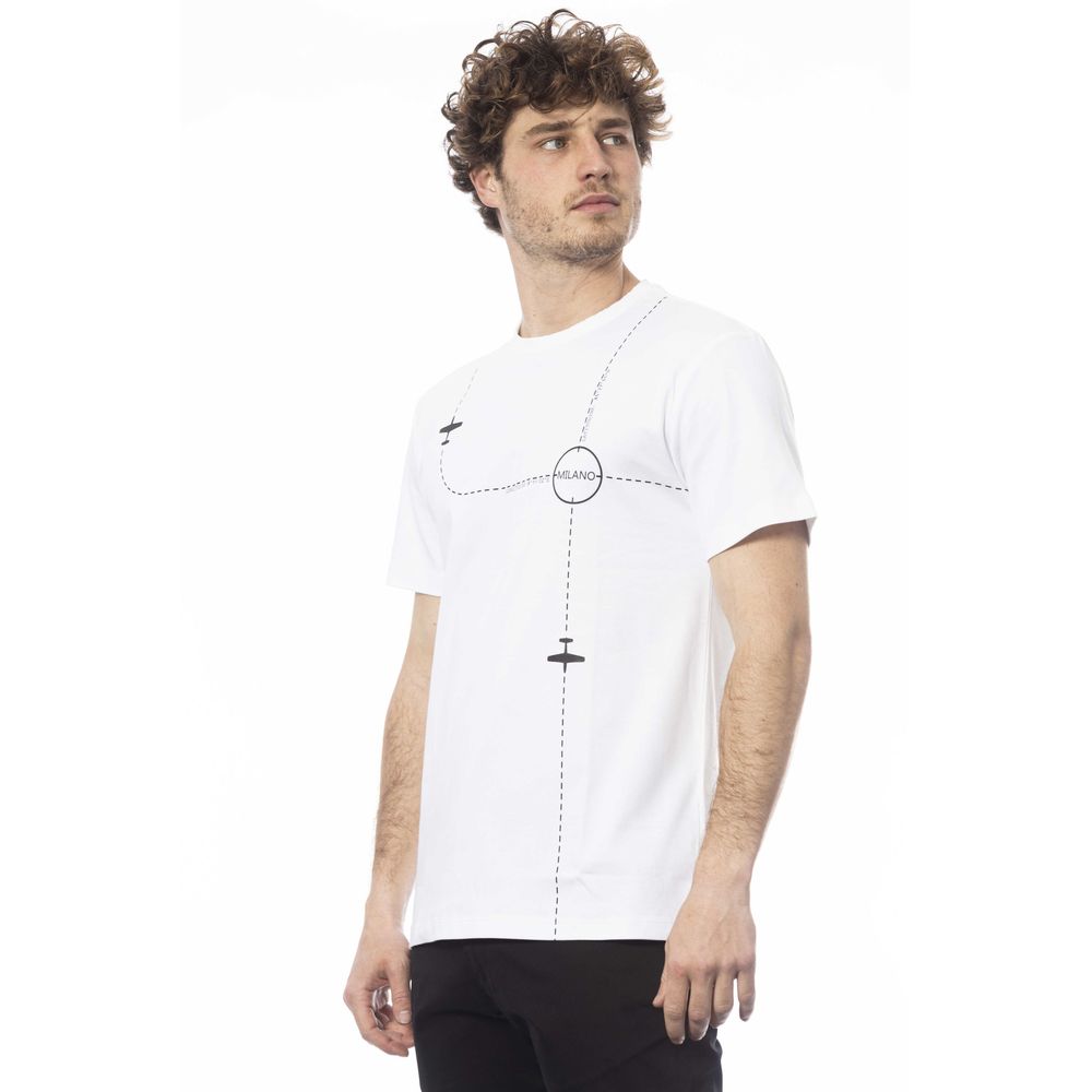 Trussardi Weißes Baumwolle Männer T-Shirt