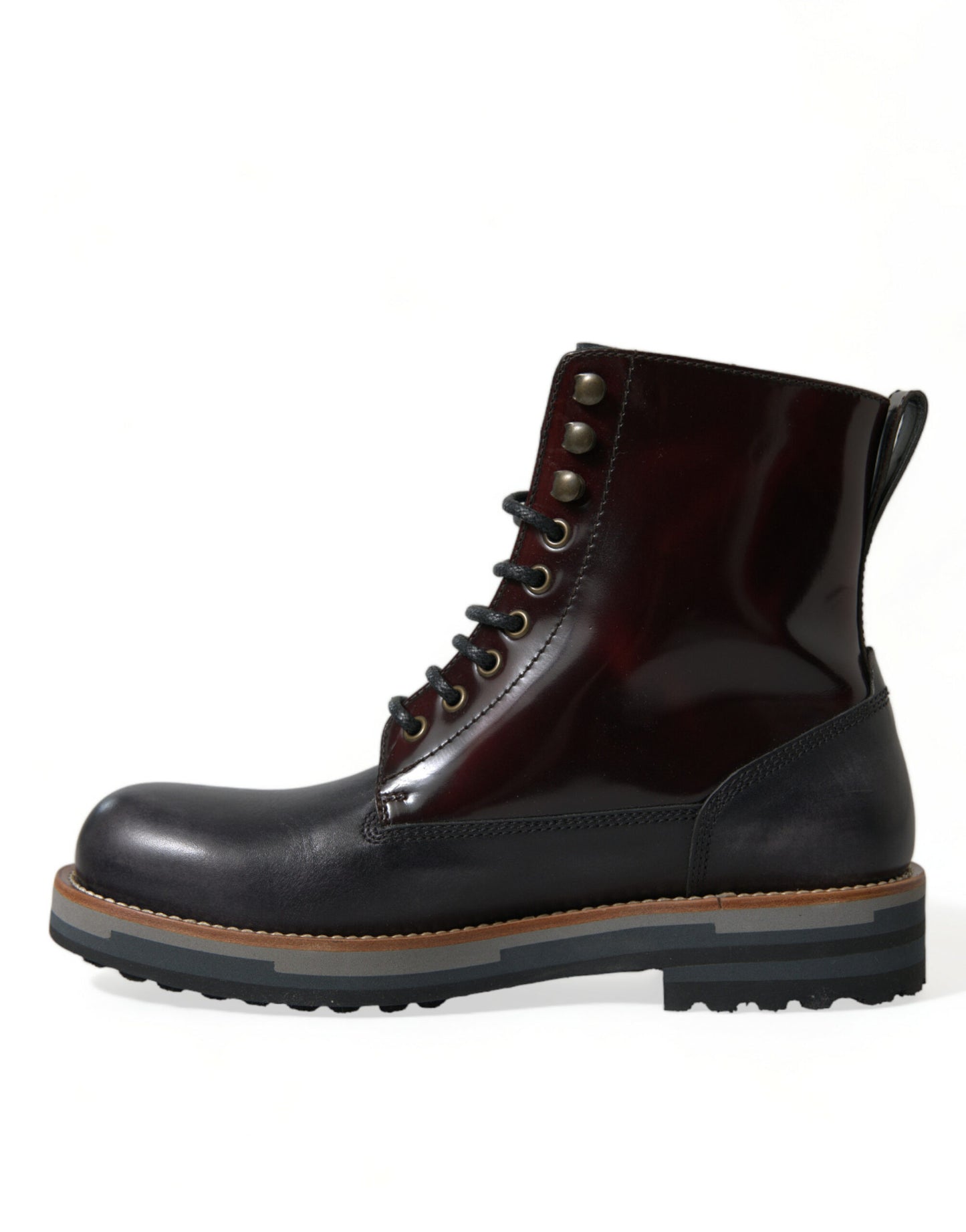 Dolce &amp; Gabbana Elegant two-tone leather boots