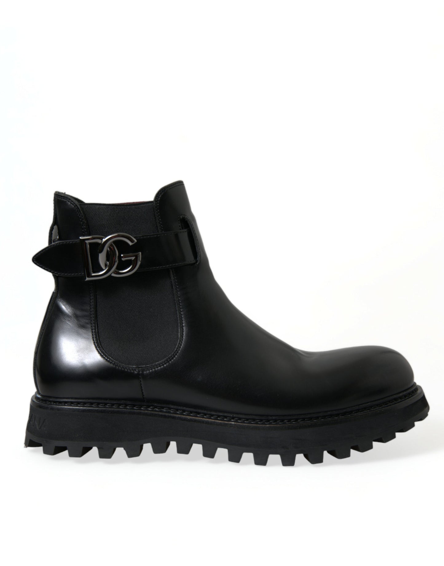 Dolce &amp; Gabbana Elegant Chelsea boots in black calf leather