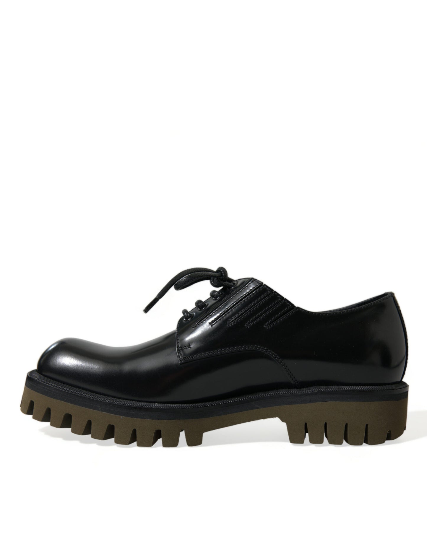 Dolce &amp; Gabbana Elegant Derby Shoes in Black Leather