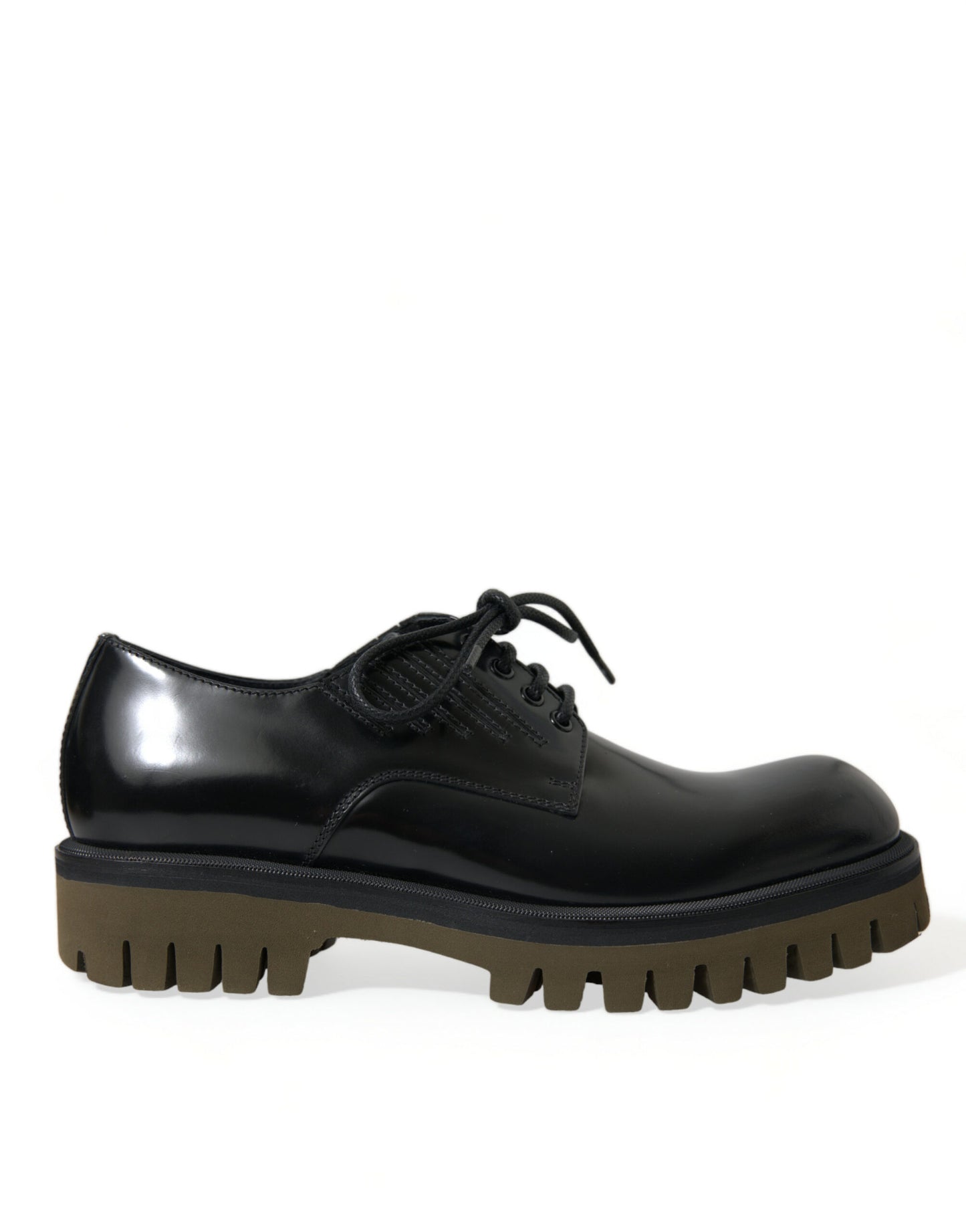 Dolce &amp; Gabbana Elegant Derby Shoes in Black Leather