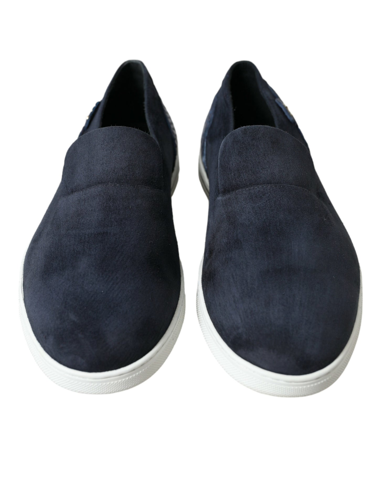 Dolce &amp; Gabbana Elegant blue suede loafers