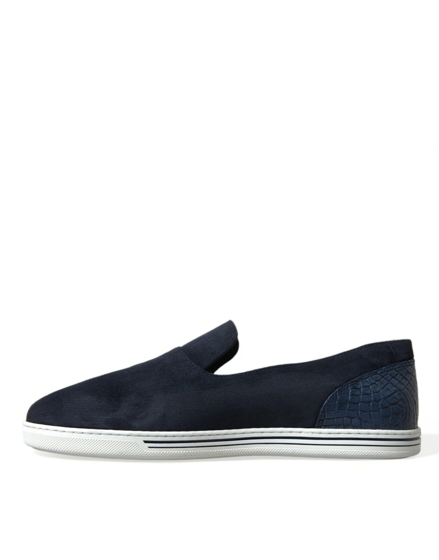 Dolce &amp; Gabbana Elegant blue suede loafers