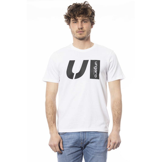 Ungaro Sport White Cotton Men's T-Shirt