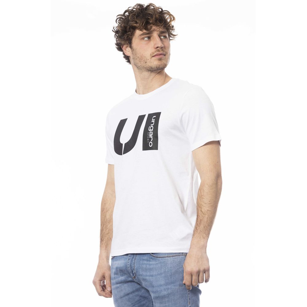 Ungaro Sport White Cotton Men's T-Shirt