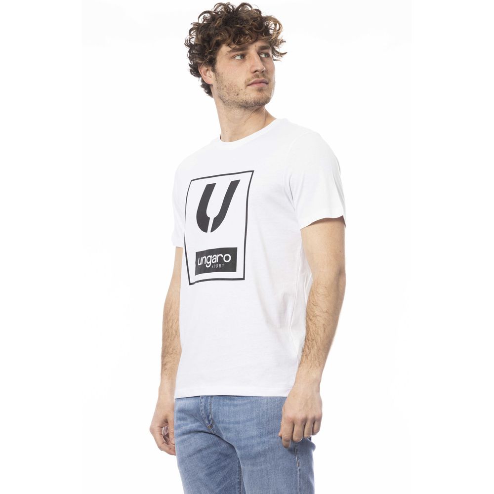 Ungaro Sport White Cotton Men's T-Shirt