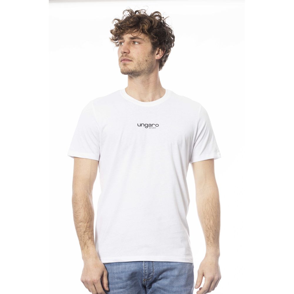 Ungaro Sport White Cotton Men's T-Shirt