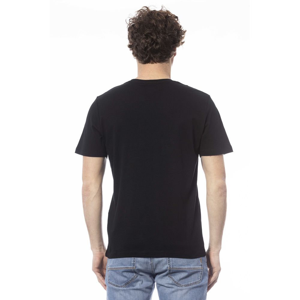 Ungaro Sport Black Cotton Men's T-Shirt