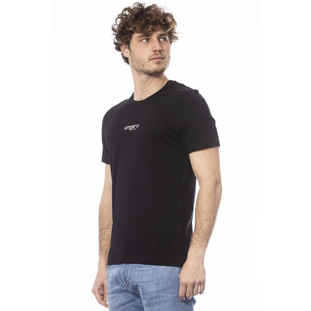 Ungaro Sport Black Cotton Men's T-Shirt