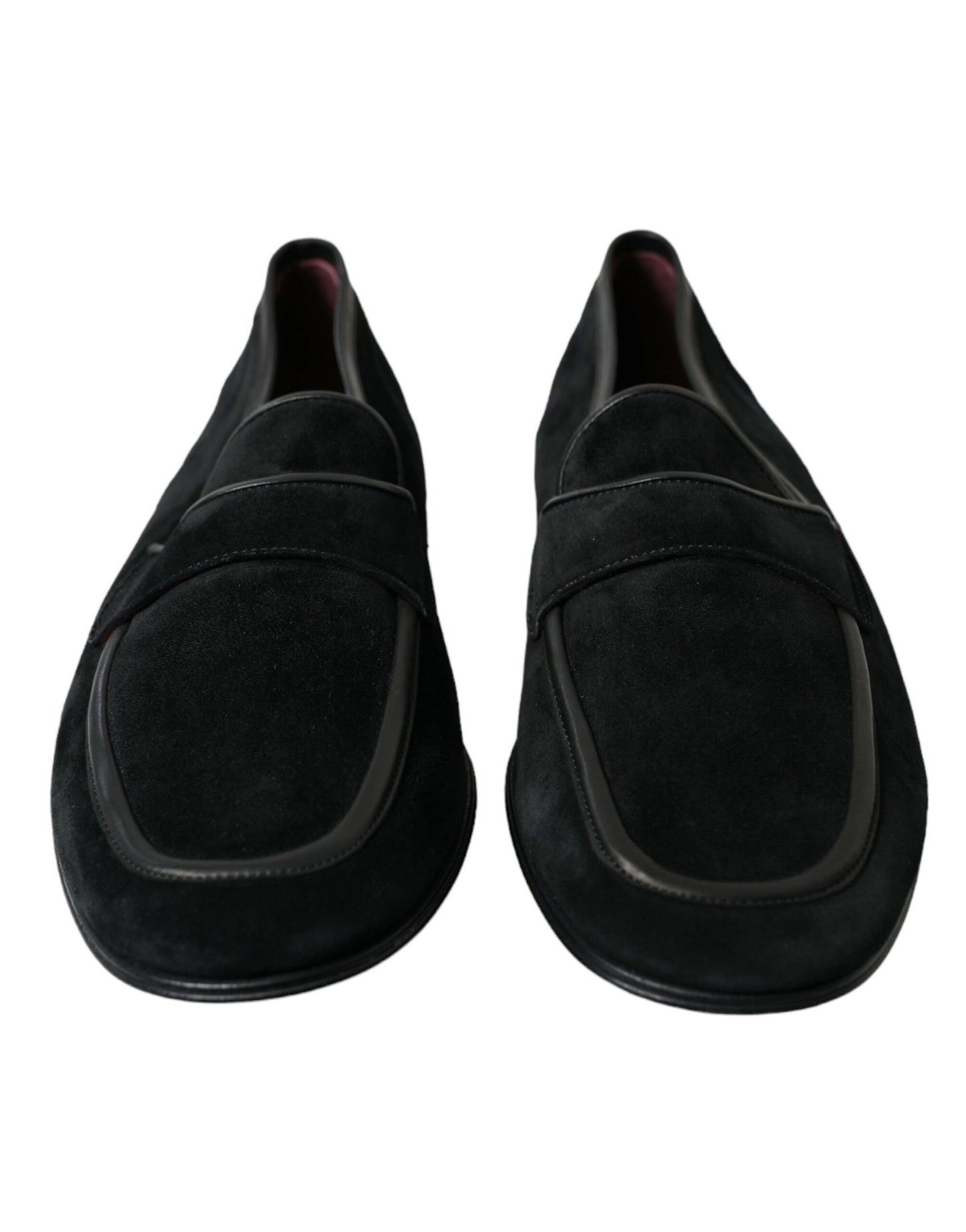 Dolce &amp; Gabbana Elegant Black Velvet Loafers for Men