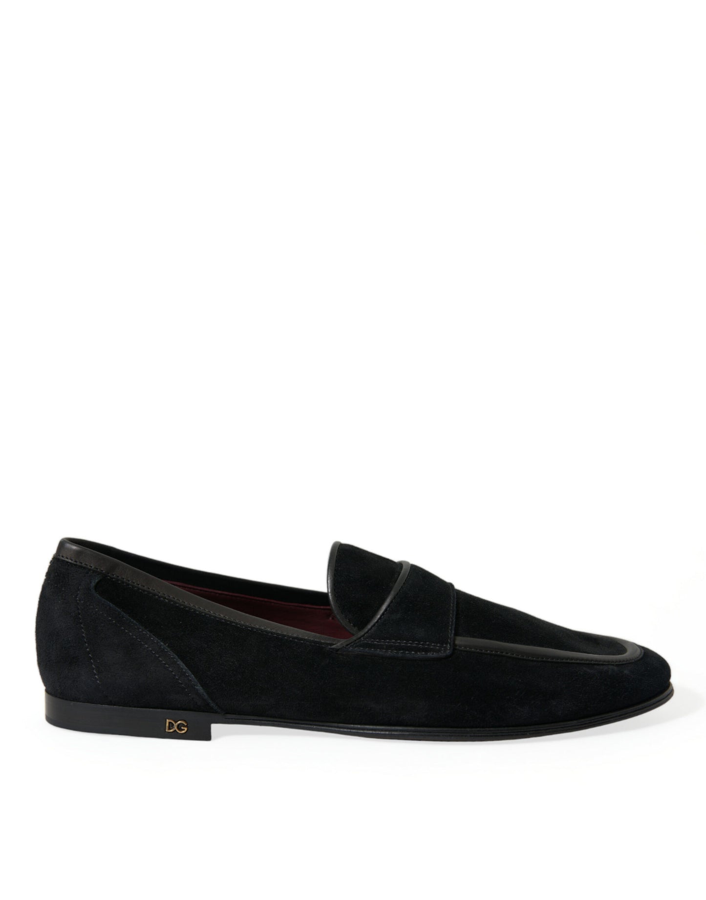 Dolce &amp; Gabbana Elegant Black Velvet Loafers for Men