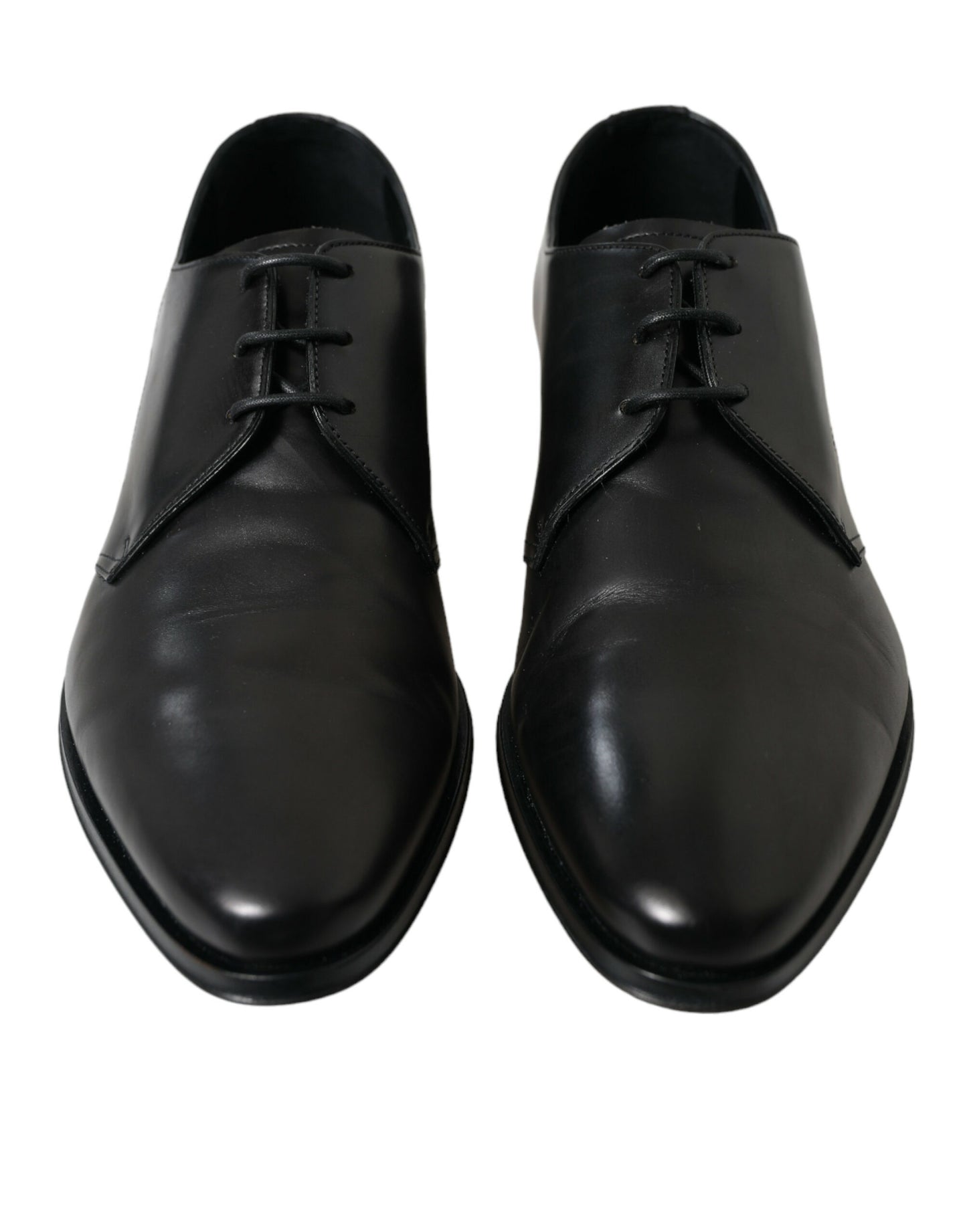 Dolce &amp; Gabbana Elegant Derby Shoes in Black Leather