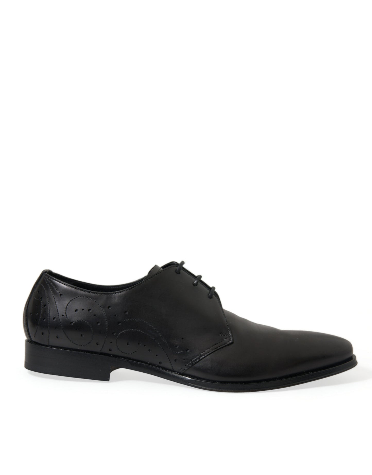 Dolce &amp; Gabbana Elegant Derby Shoes in Black Leather