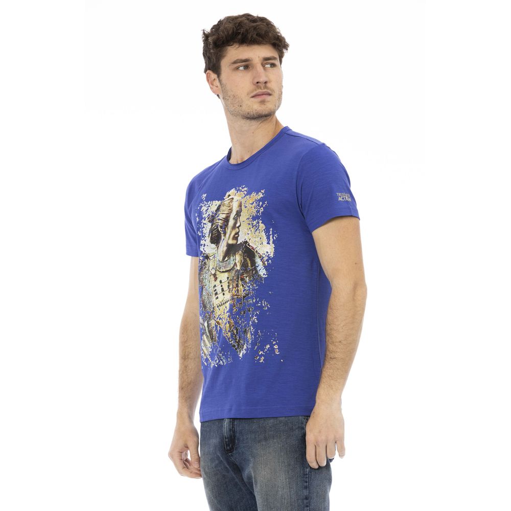 Trussardi Action Blau Baumwolle Männer T-Shirt