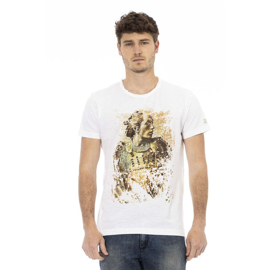 Trussardi Action Weißes Baumwolle Männer T-Shirt