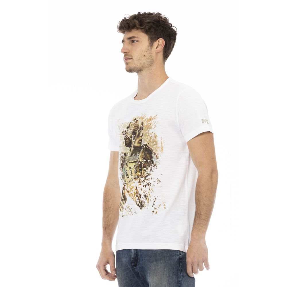 Trussardi Action Weißes Baumwolle Männer T-Shirt