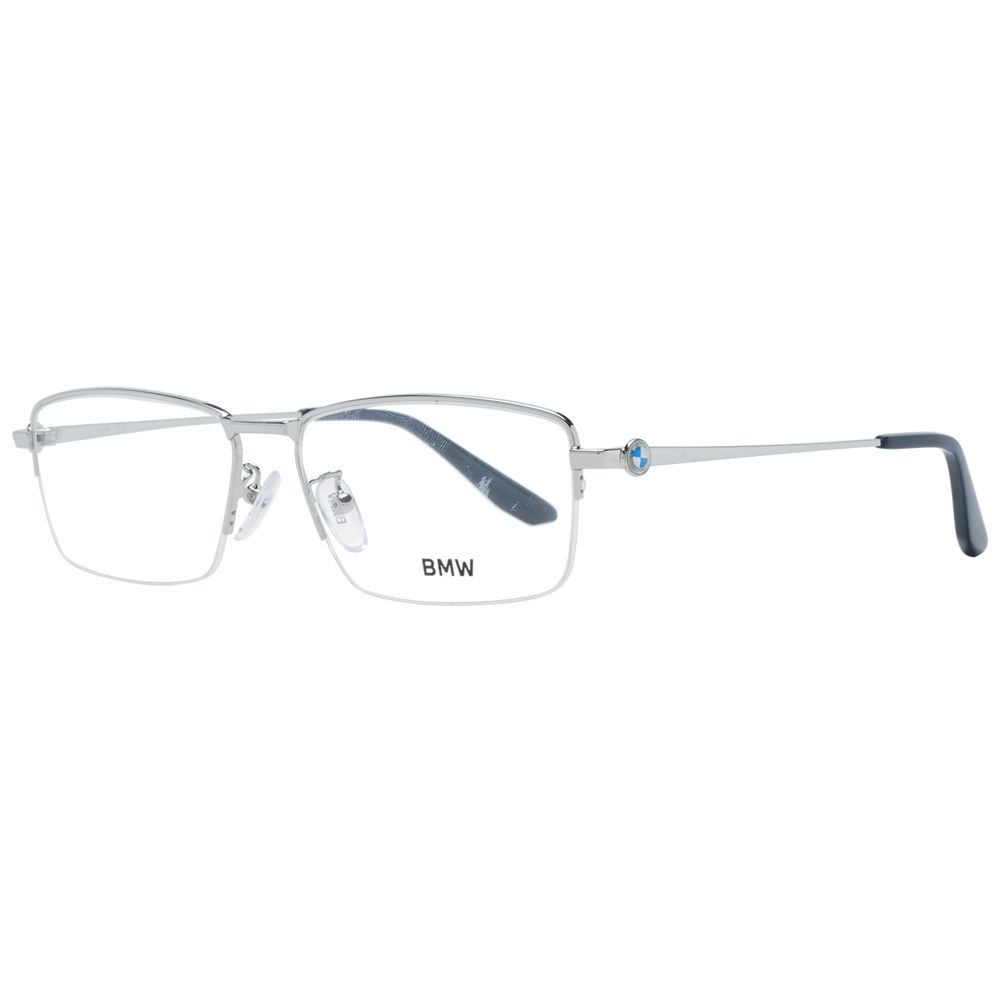 BMW Silver Optical Eyeglasses Frames for Men