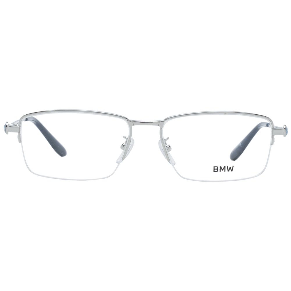 BMW Silver Optical Eyeglasses Frames for Men