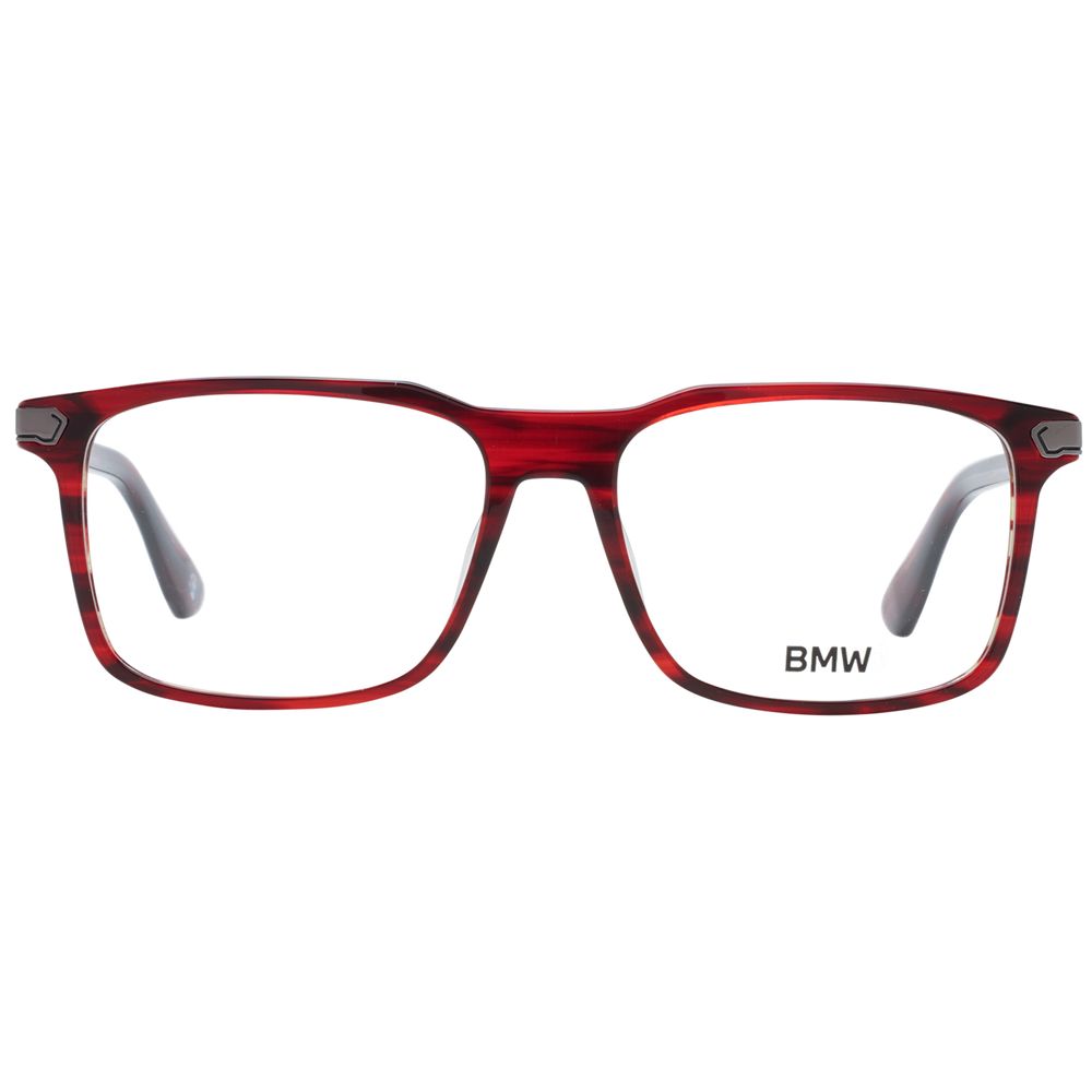 BMW Red Men Optical Eyeglass Frames