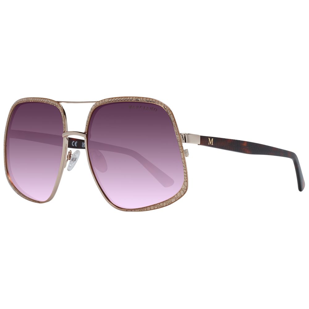 Marciano by Guess Gold Frauen Sonnenbrille