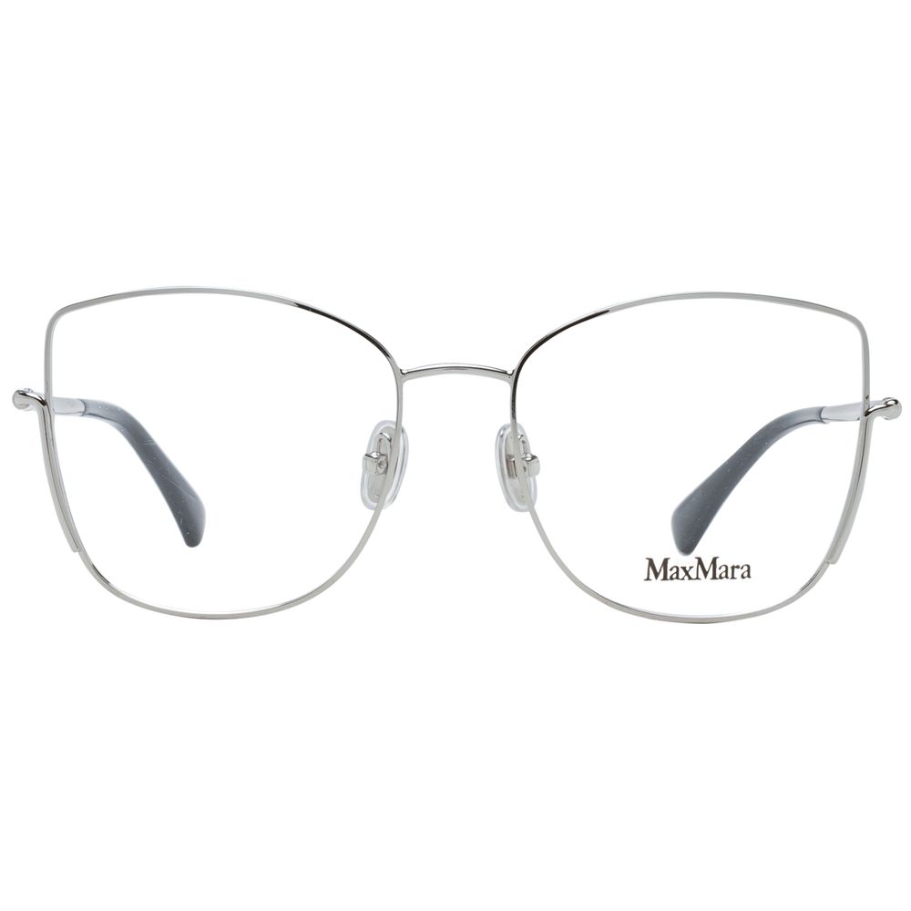 Max Mara Silver Optical Eyeglasses Frames for Women