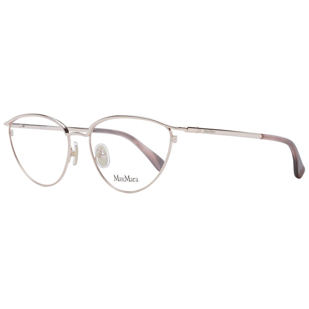 Max Mara Rose Gold Women Optical Eyeglasses Frames