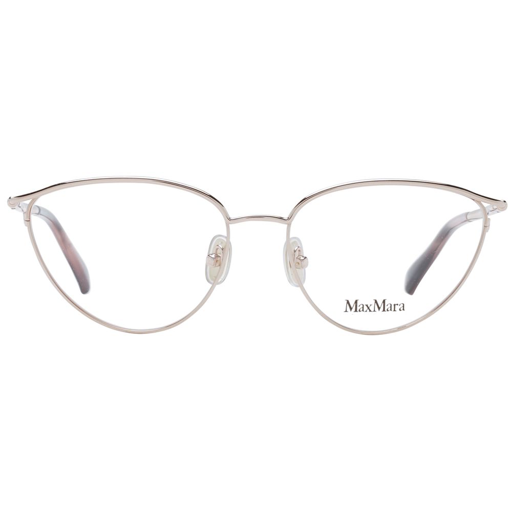 Max Mara Rose Gold Women Optical Eyeglasses Frames