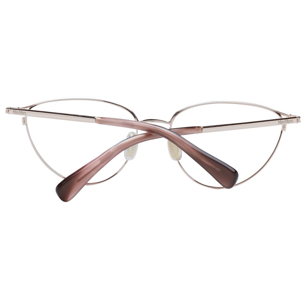 Max Mara Rose Gold Women Optical Eyeglasses Frames