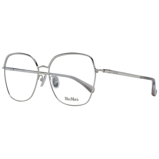 Max Mara Silver Optical Eyeglasses Frames for Women