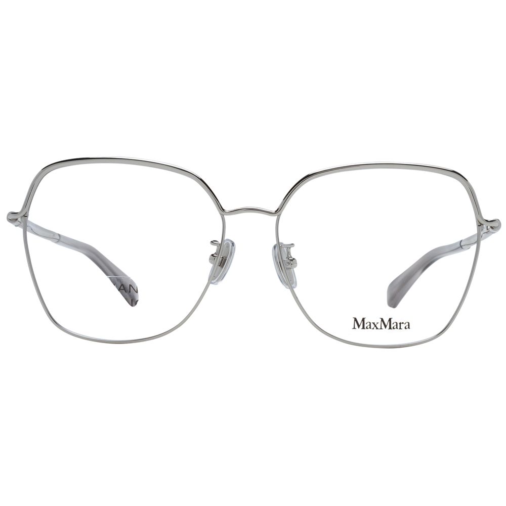 Max Mara Silver Optical Eyeglasses Frames for Women