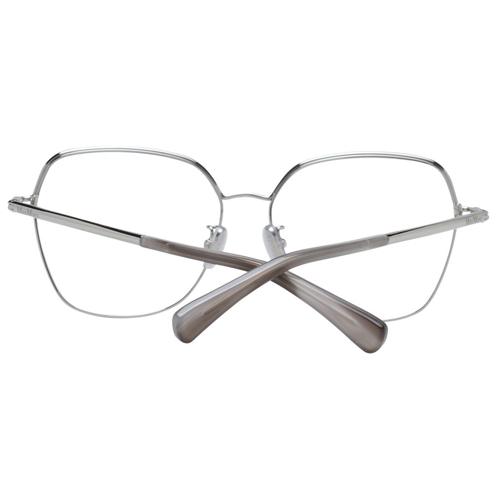 Max Mara Silver Optical Eyeglasses Frames for Women