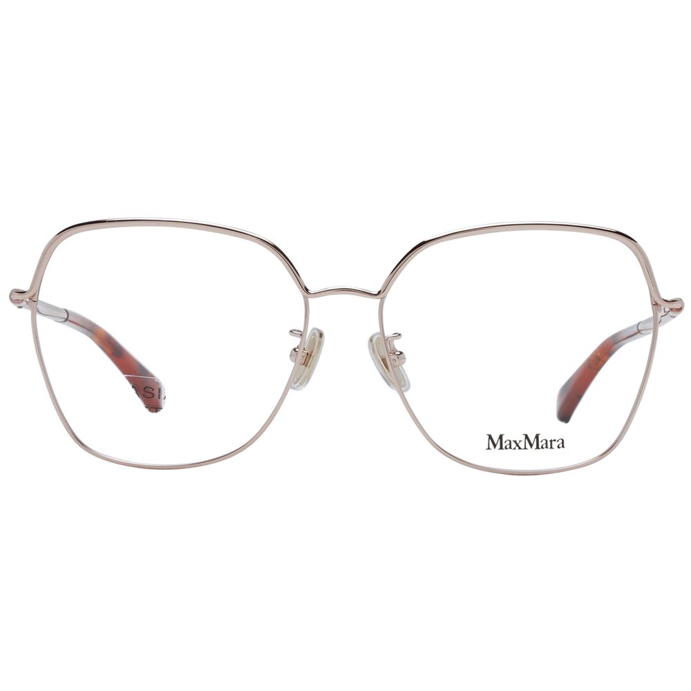 Max Mara Rose Gold Women Optical Eyeglasses Frames