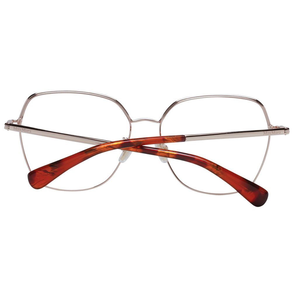 Max Mara Rose Gold Women Optical Eyeglasses Frames