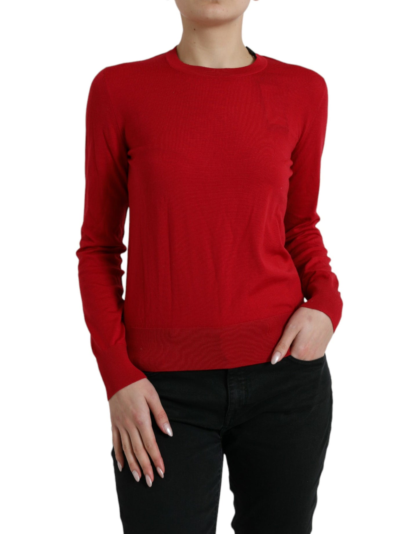 Dolce &amp; Gabbana Bright red wool sweater