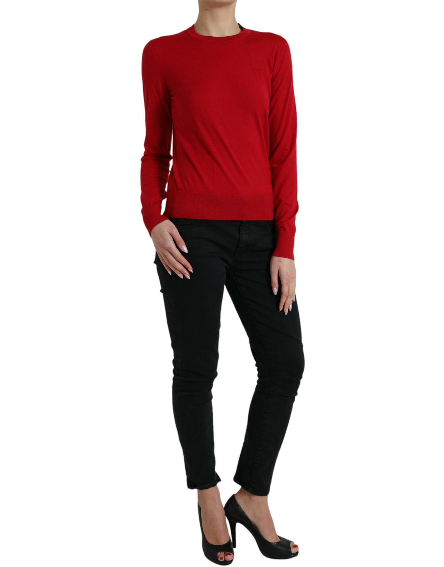 Dolce &amp; Gabbana Bright red wool sweater