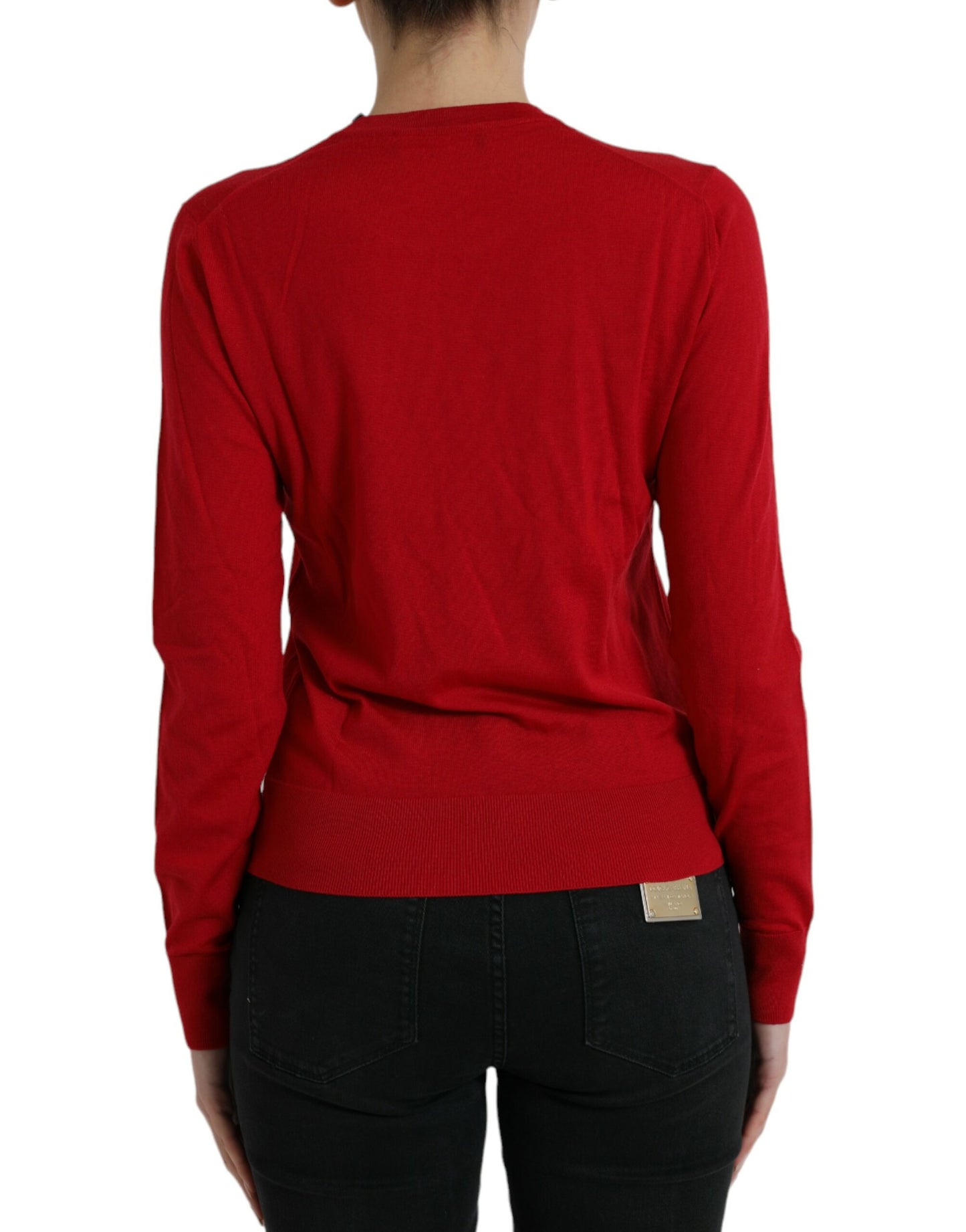 Dolce &amp; Gabbana Bright red wool sweater