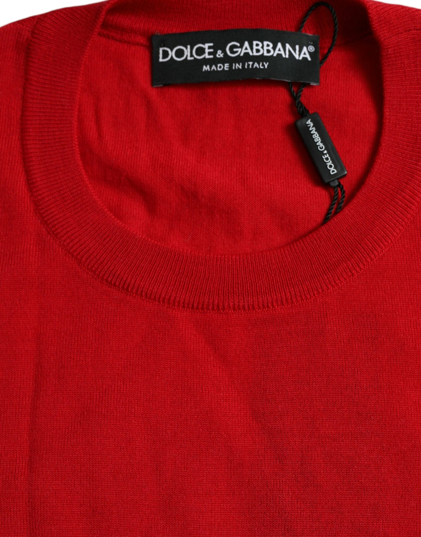 Dolce &amp; Gabbana Bright red wool sweater