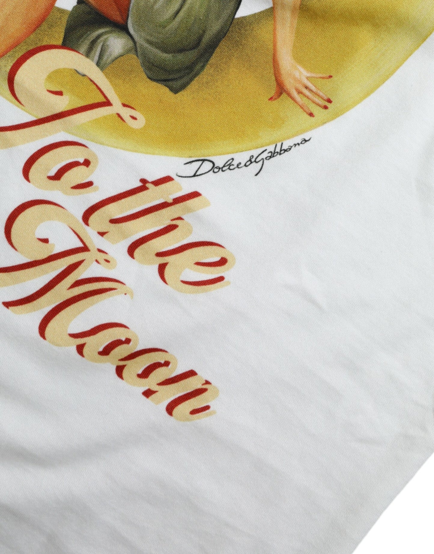 Dolce &amp; Gabbana Elegant white cotton round neck t-shirt