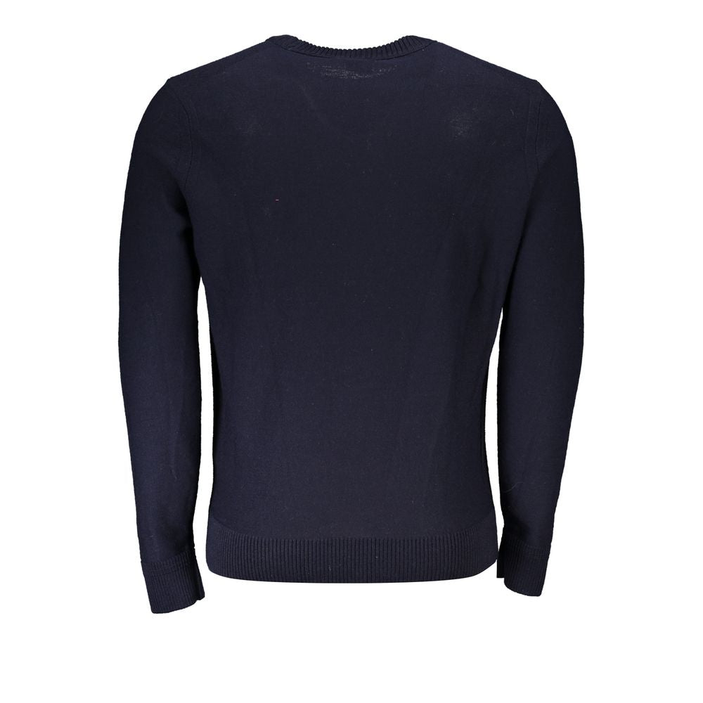 Hugo Boss Blue Wool Sweater for Men