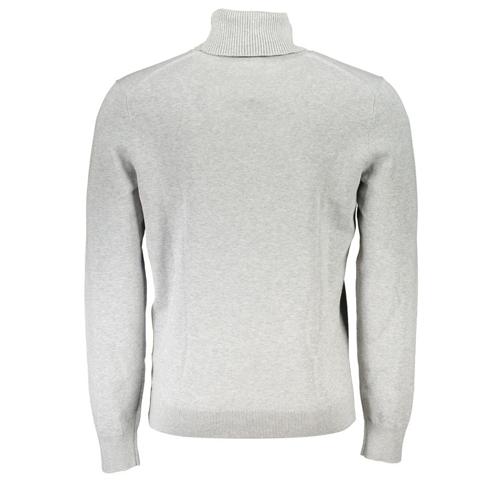 Hugo Boss Grey Cotton Sweater for Men