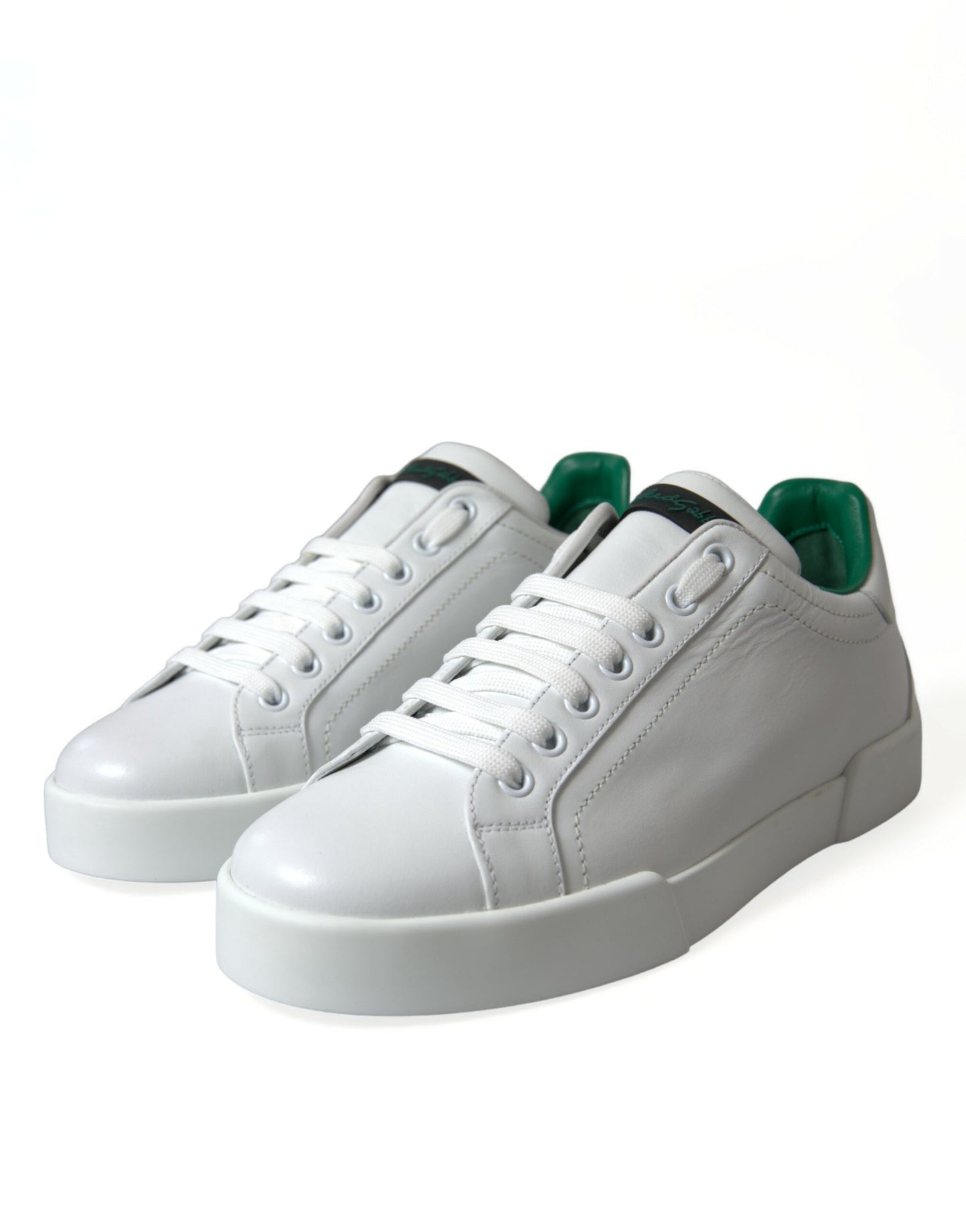 Dolce & Gabbana Elegante Portofino-Sneakers aus Kalbsleder