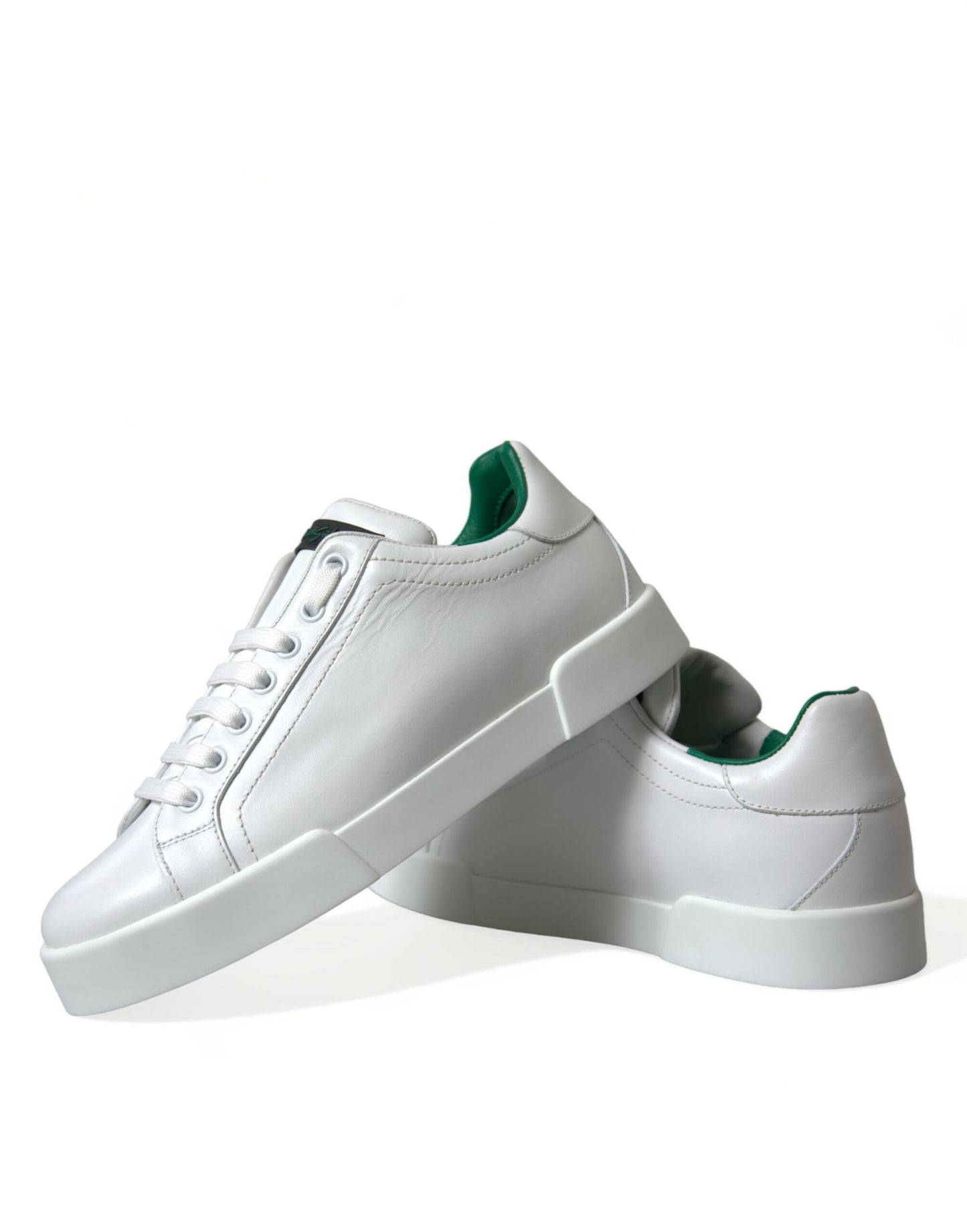 Dolce & Gabbana Elegante Portofino-Sneakers aus Kalbsleder