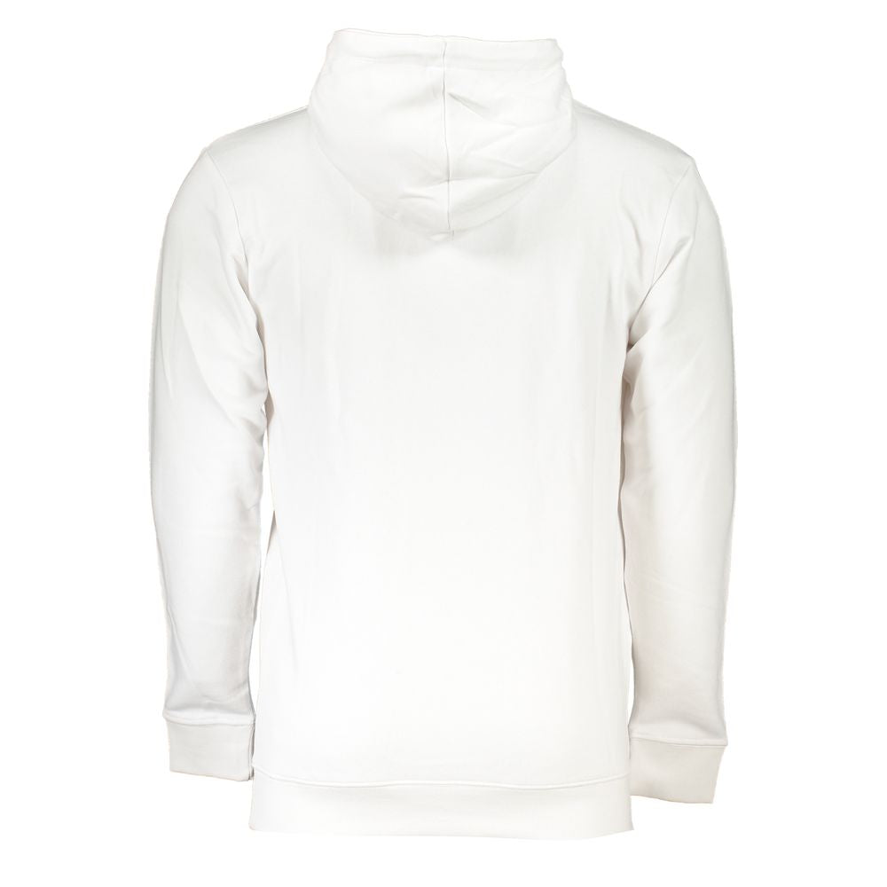 Cavalli Class Weißer Baumwollpullover für Männer