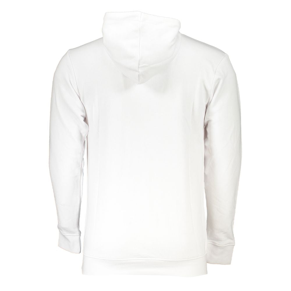 Cavalli Class men's sweater in white cotton