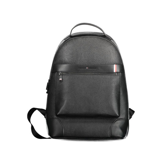 Tommy Hilfiger Black Polyethylene Backpack for Men