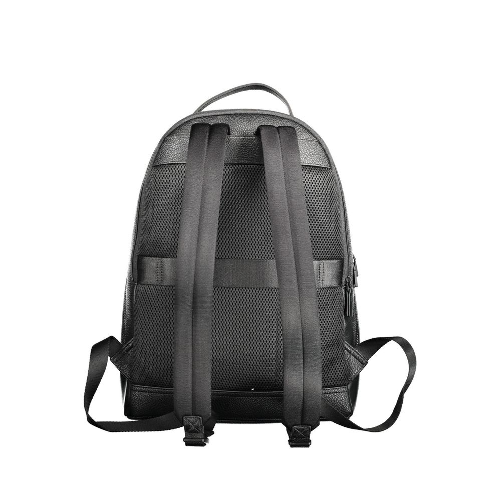 Tommy Hilfiger Black Polyethylene Backpack for Men