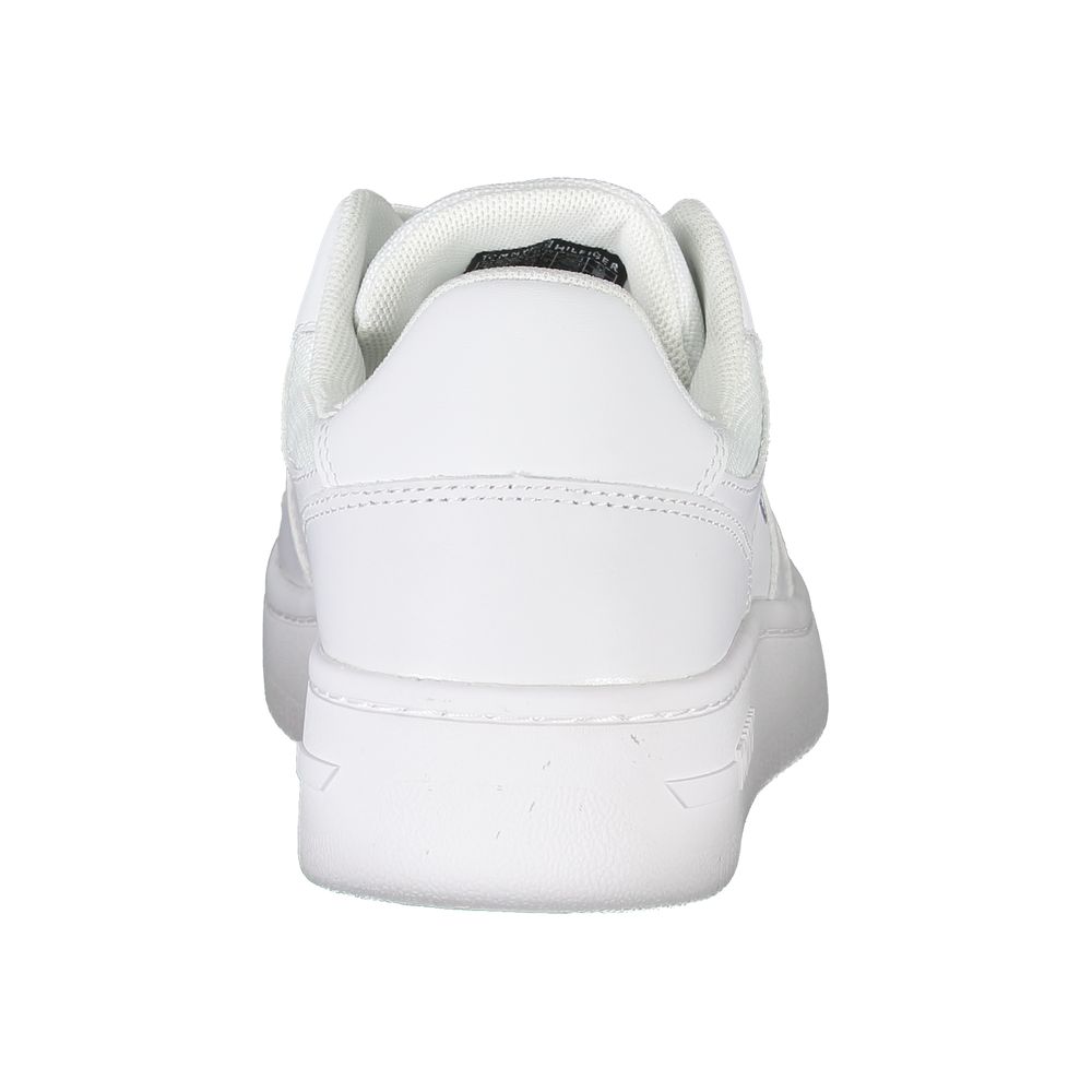 Tommy Hilfiger White Leather Women's Sneakers