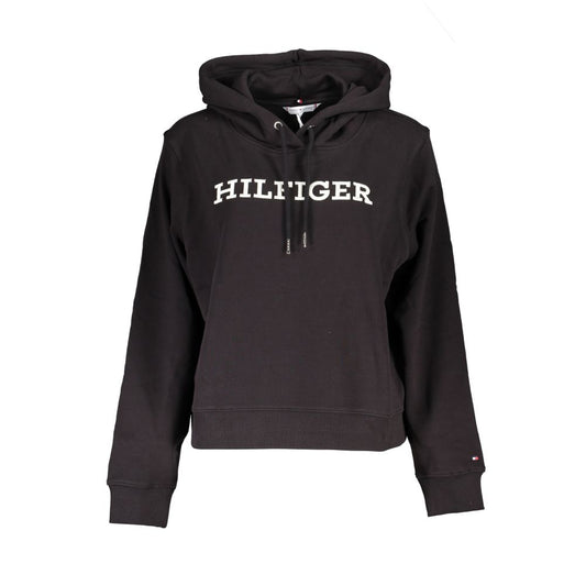 Tommy Hilfiger Black Cotton Sweater for Women