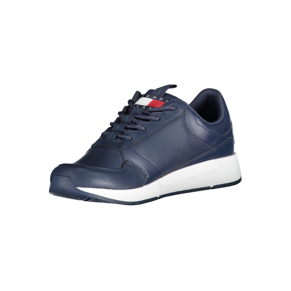 Tommy Hilfiger Blue Polyethylene Men's Sneakers